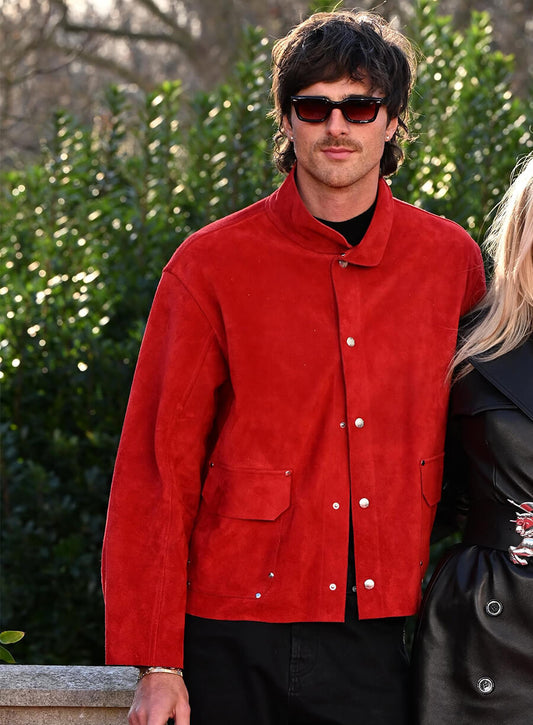 Wuthering Heights 2026 Event Jacob Elordi Red Jacket