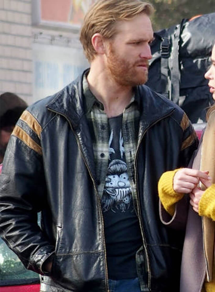 Wyatt Russell Disclosure Day 2026 Jackson Leather Jacket
