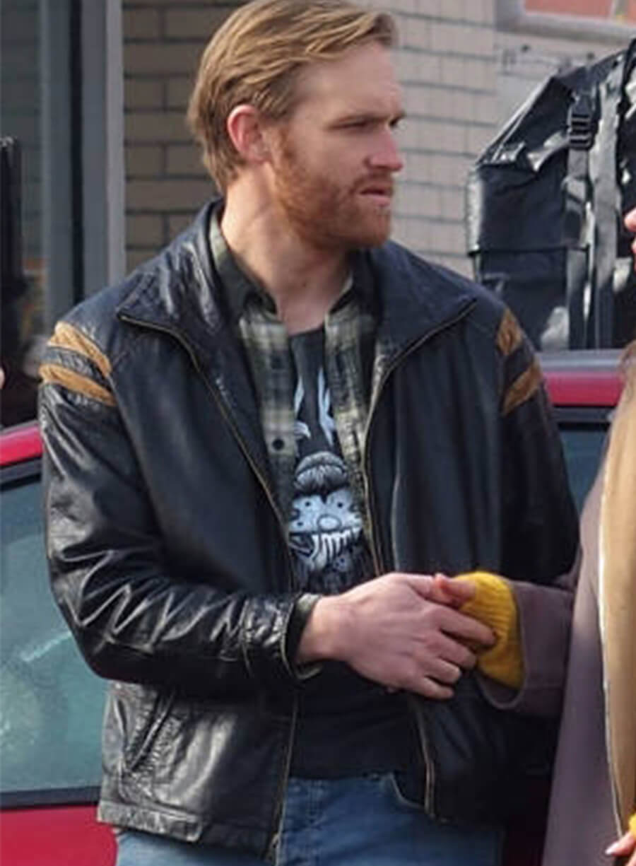Wyatt Russell Disclosure Day 2026 Jackson Leather Jacket