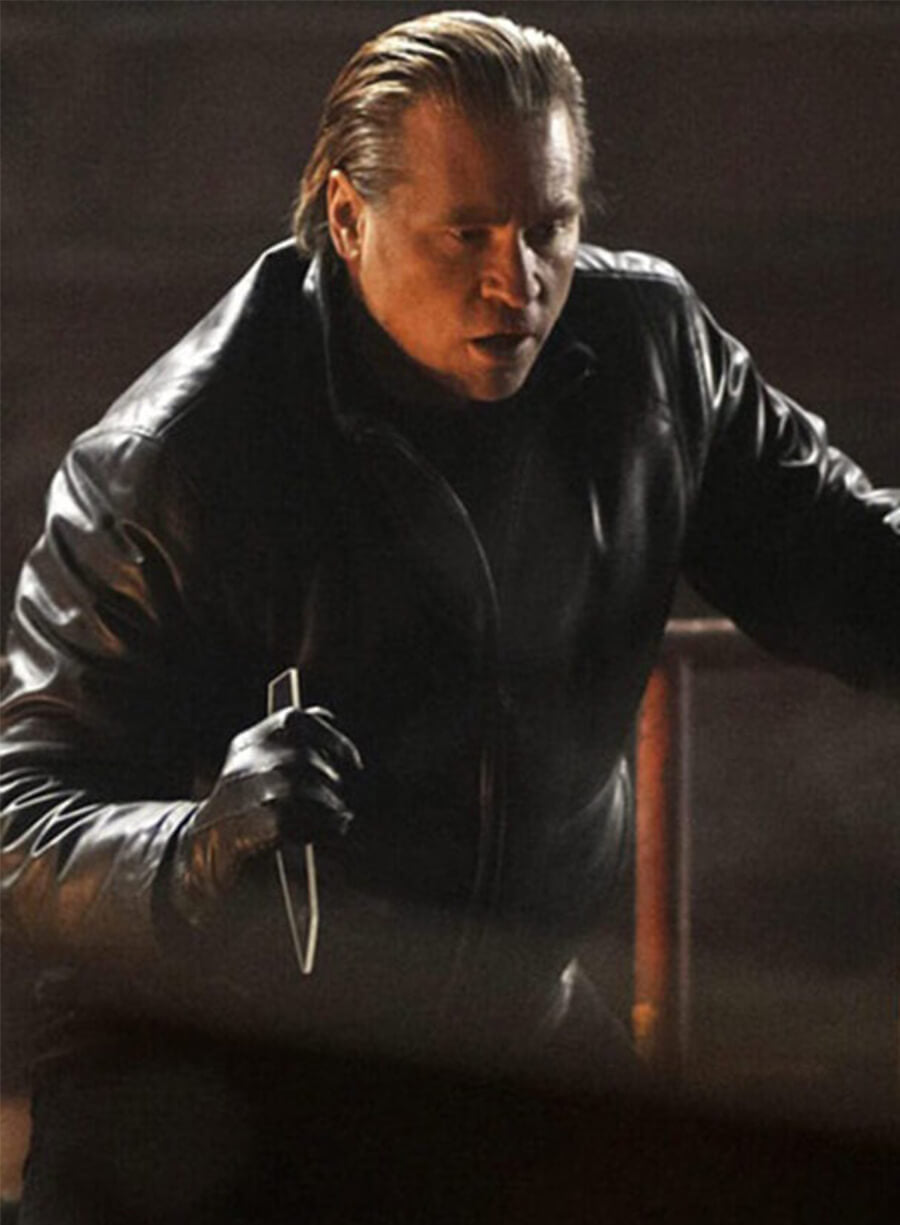 XIII: The Conspiracy Val Kilmer Black Leather Jacket