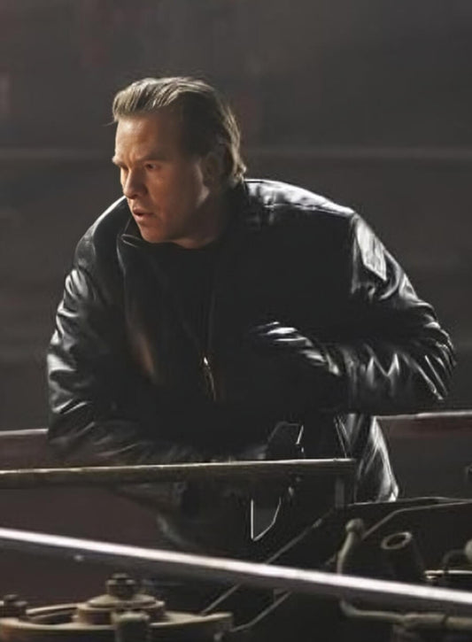 XIII: The Conspiracy Val Kilmer Black Leather Jacket