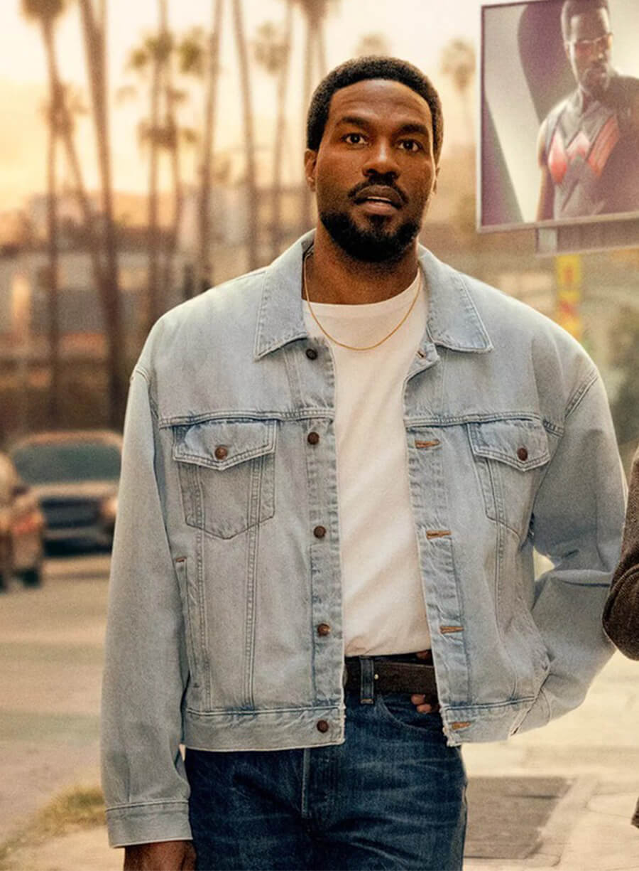 Yahya Abdul-Mateen Wonder Man Simon Williams Denim Jacket