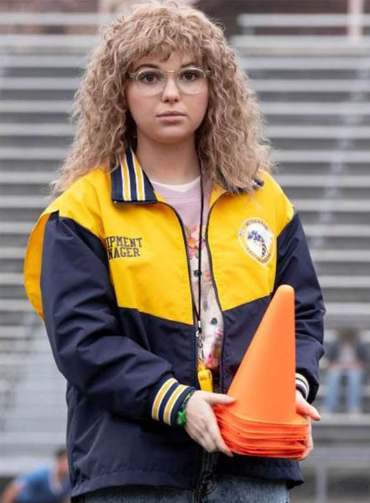 Yellowjackets Samantha Hanratty Teen Misty Yellow and Black Jacket
