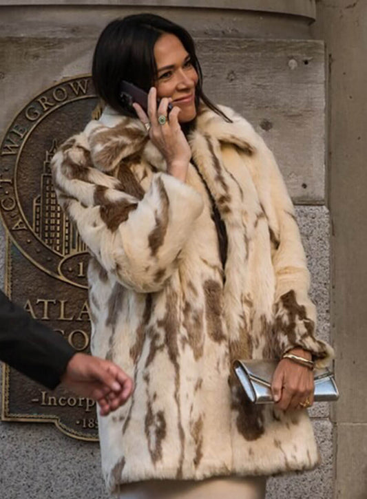 Yellowjackets Simone Kessell Lottie Faux Fur Coat 