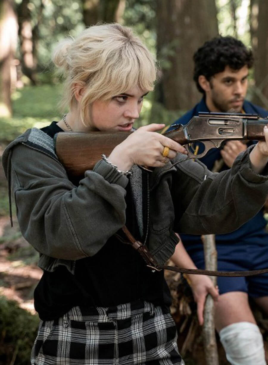 Yellowjackets Teen Sophie Thatcher Natalie Cropped Jacket