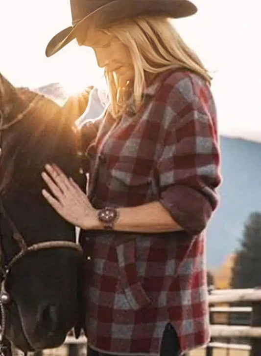 Yellowstone Beth Dutton Plaid Coat