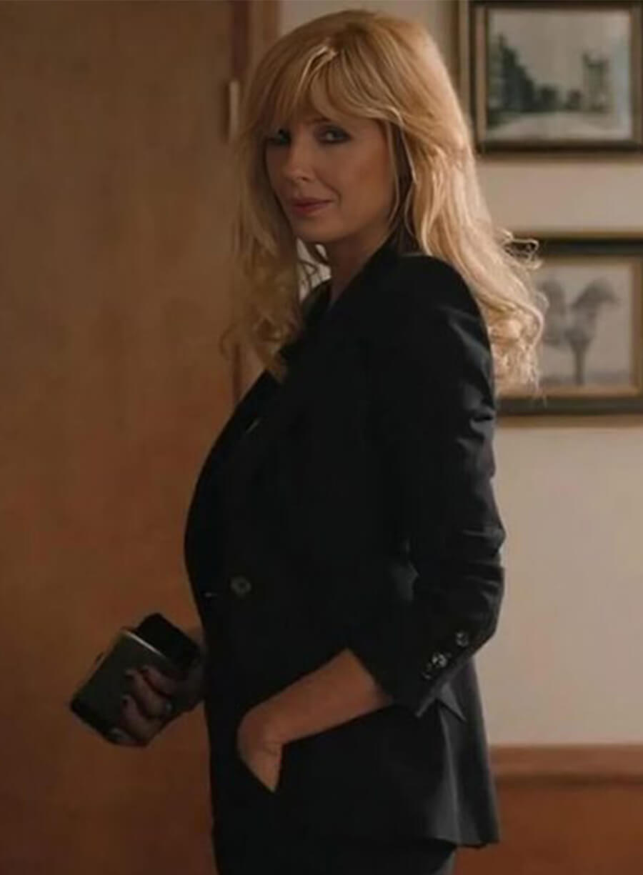 Yellowstone Season 5 Kelly Reilly Beth Dutton Black Blazer