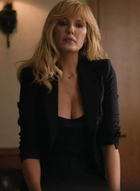 Yellowstone Season 5 Kelly Reilly Beth Dutton Black Blazer