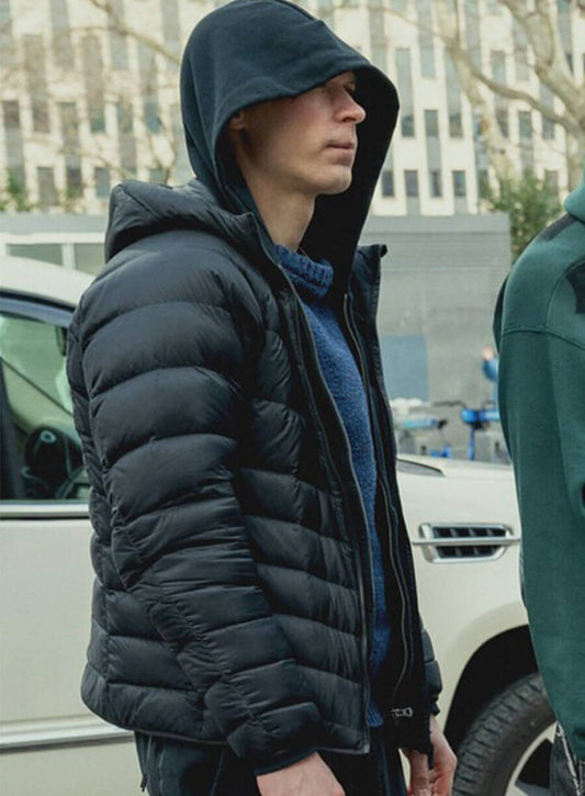 Yuriy Borisov Igor Anora 2024 Black Puffer Jacket