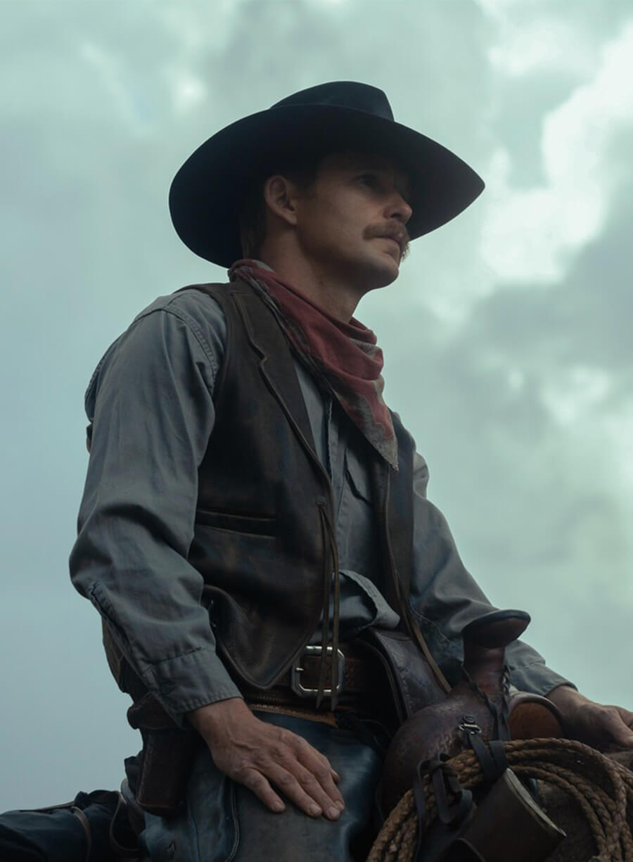 Zane Davis  1923 Brown Leather Vest