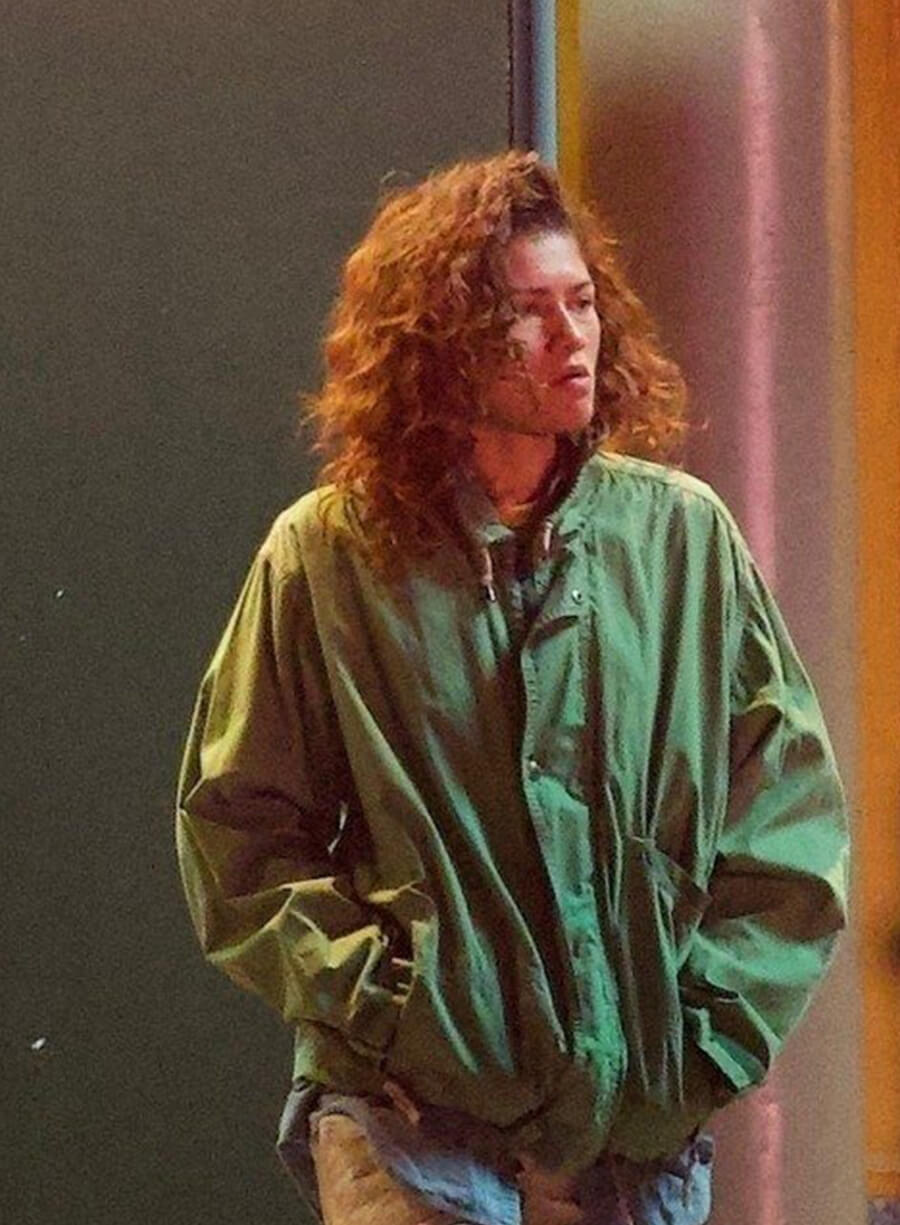 Zendaya Euphoria Rue Bennett Green Jacket