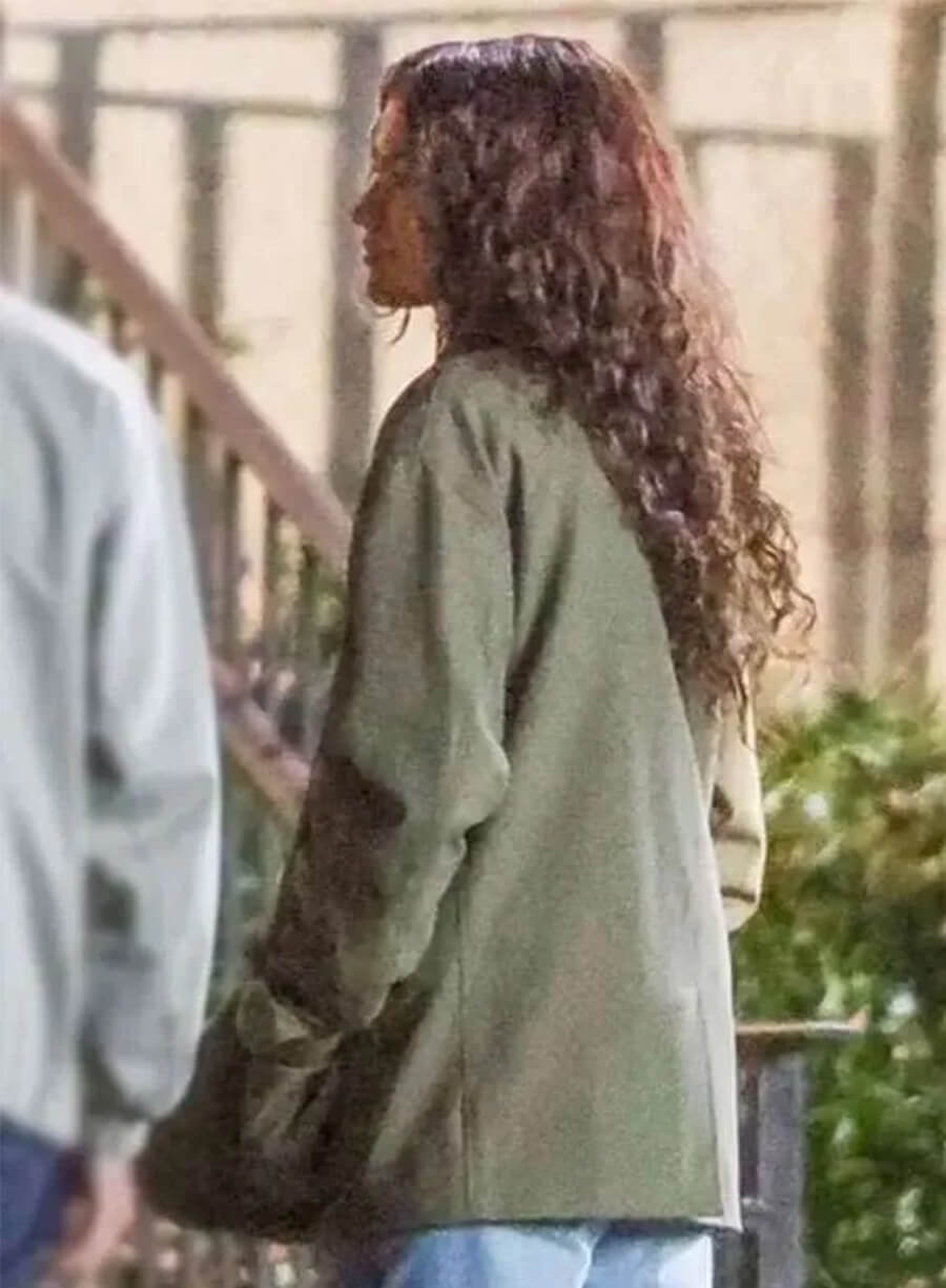 Zendaya The Drama 2026 Emma Harwood Green Jacket
