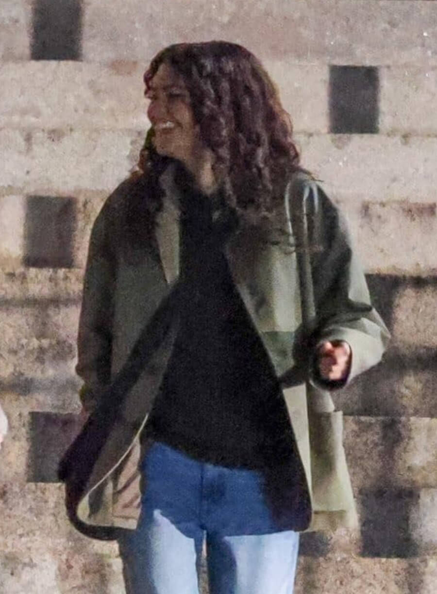 Zendaya The Drama 2026 Emma Harwood Green Jacket