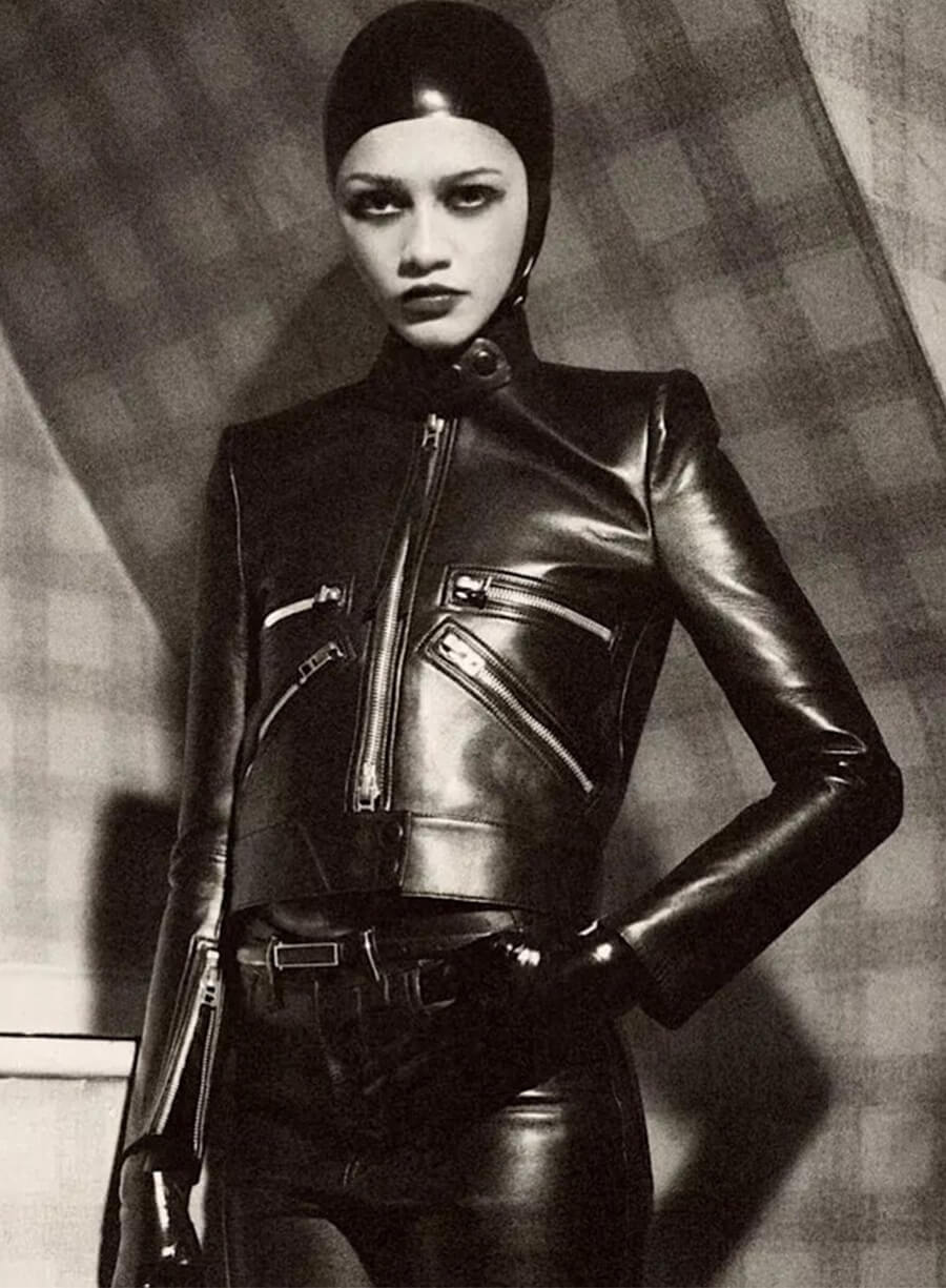 Zendaya The Drama 2026 Emma Harwood Leather Jacket