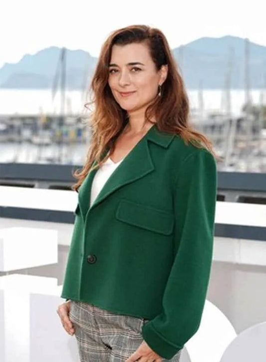 Ziva David NCIS: Tony & Ziva Cote de Pablo Green Jacket