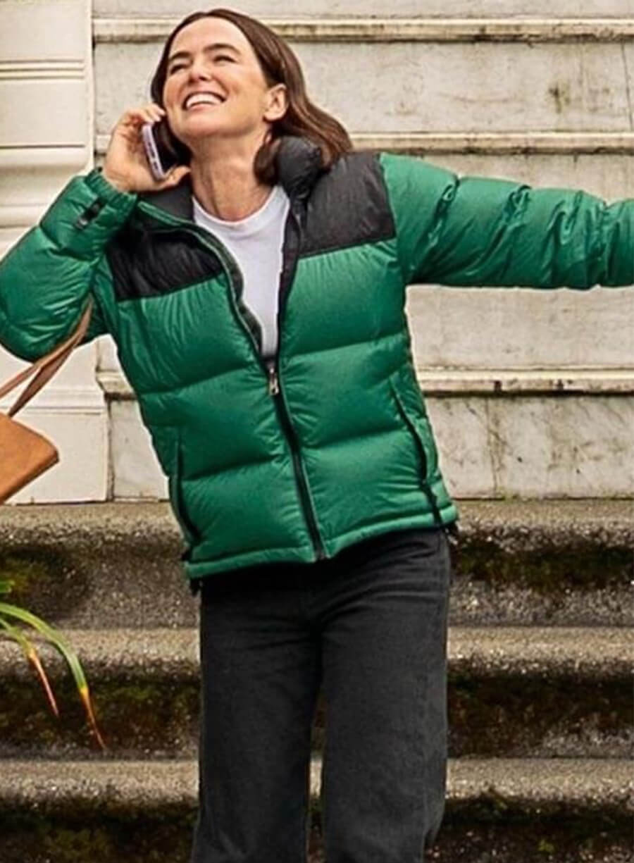 Zoey Deutch Voicemails For Isabelle Jill Green Black Jacket